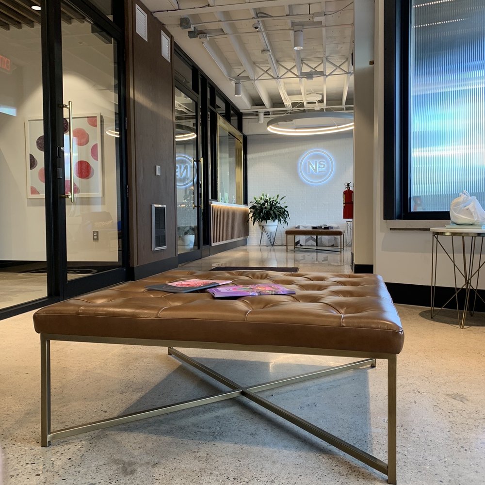 Waiting area is clean.