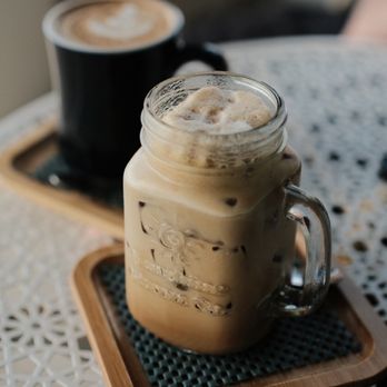 Java Owl Coffee House - Iced lavender latte - Coffee & Tea Near Me - Nassau Bay, Texas Java Owl Coffee House - Iced lavender latte - Coffee & Tea Near Me - Nassau Bay, Texas