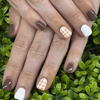 Nyx Nails - Fall design, hard gel - Nail Technicians Near Me - Loudon, Tennessee Nyx Nails - Fall design, hard gel - Nail Technicians Near Me - Loudon, Tennessee