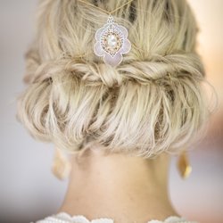 Blu Beauty - Wedding hair by Cassie.