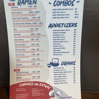 Ramen Yukinoya - Menu August 2024 - Ramen Near Me - Arcadia, California Ramen Yukinoya - Menu August 2024 - Ramen Near Me - Arcadia, California