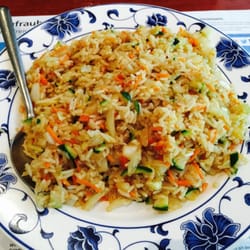 Bamboo - Vegetarian fried rice...don't forget to ask them to cook with less oil.