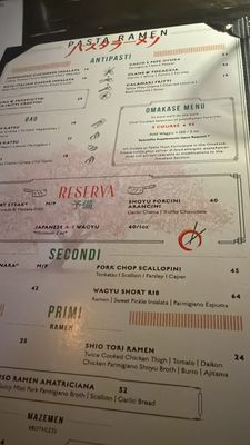 Menu photo 1 pastaRAMEN Montclair, NJ