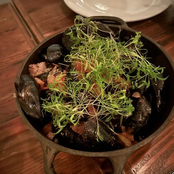 Cured - Beer Can PEI Mussels - Cocktail Bars Near Me - San Antonio, Texas