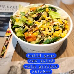 Piada Italian Street Food - Grilled Chicken Salad (build your own)