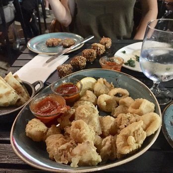 Loukoumi Taverna - Fried calamari and fried feta cheese!! Nothing but deliciousness. - Greek Near Me - Astoria, New York Loukoumi Taverna - Fried calamari and fried feta cheese!! Nothing but deliciousness. - Greek Near Me - Astoria, New York