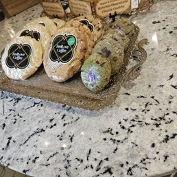 Cookie display. I got the matcha cookie.