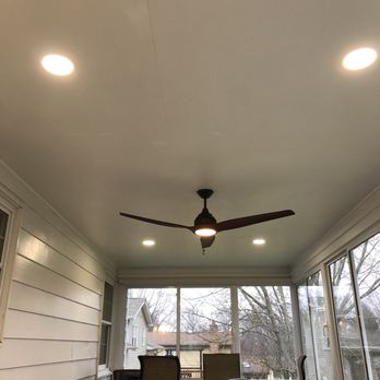 Surge Electric - New sunroom lighting and ceiling fan. - Electricians Near Me - Youngstown, Ohio Surge Electric - New sunroom lighting and ceiling fan. - Electricians Near Me - Youngstown, Ohio