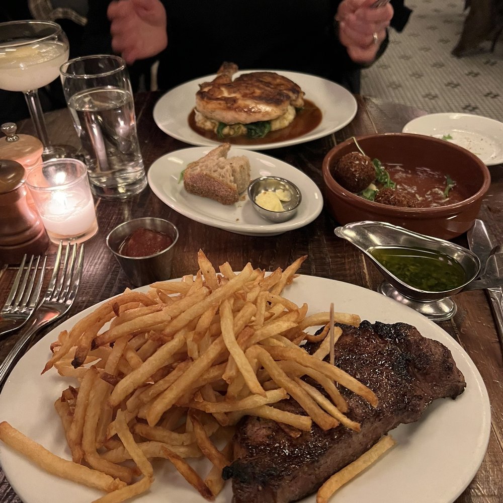 The Smith - Brick chicken and the New York strip streak. - New American Near Me - Washington, DC, District of Columbia The Smith - Brick chicken and the New York strip streak. - New American Near Me - Washington, DC, District of Columbia