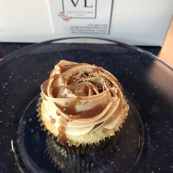 Velvet Lane - Vanilla cupcake with the most delicious burnt caramel icing - Bakeries Near Me - Toronto, Ontario Velvet Lane - Vanilla cupcake with the most delicious burnt caramel icing - Bakeries Near Me - Toronto, Ontario