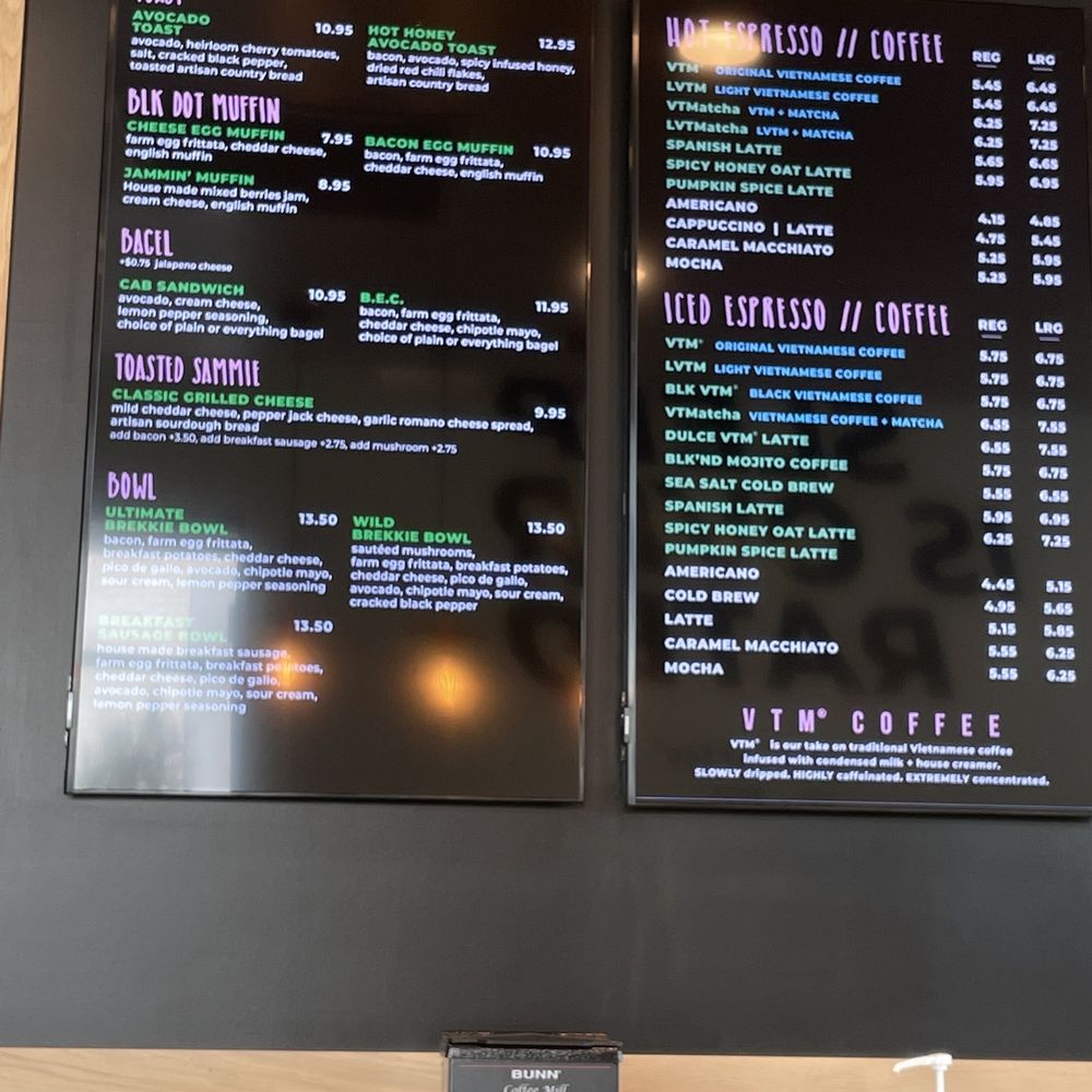 Blk Dot Coffee - Menu - Breakfast & Brunch Near Me - Cypress, California Blk Dot Coffee - Menu - Breakfast & Brunch Near Me - Cypress, California
