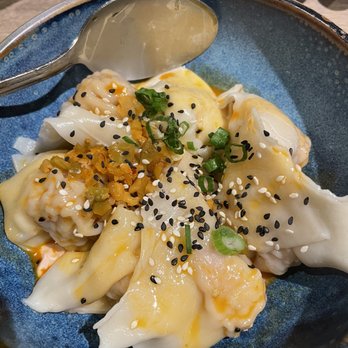 Dumpling Kitchen - A12. Szechuan-Style Wonton in Chili Oil - Shanghainese Near Me - Berkeley, California
