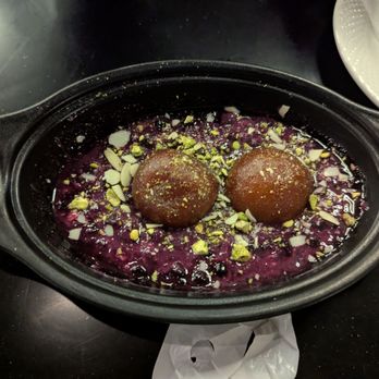 Bombay Bistro - Gulab jamun in shrikhand - Indian Near Me - Redmond, Washington Bombay Bistro - Gulab jamun in shrikhand - Indian Near Me - Redmond, Washington