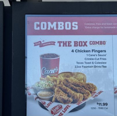 Menu photo 2 Raising Canes Lutz, FL