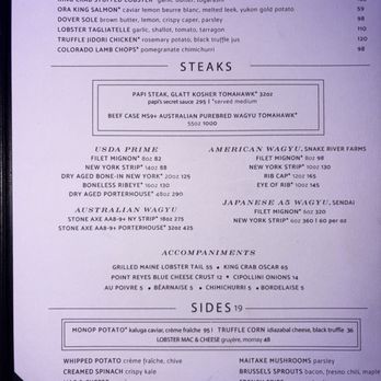 Papi Steak - Menu - Steakhouses Near Me - Las Vegas, Nevada Papi Steak - Menu - Steakhouses Near Me - Las Vegas, Nevada