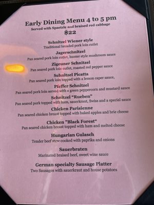Menu photo 2 Black Forest Restaurant Naples, FL