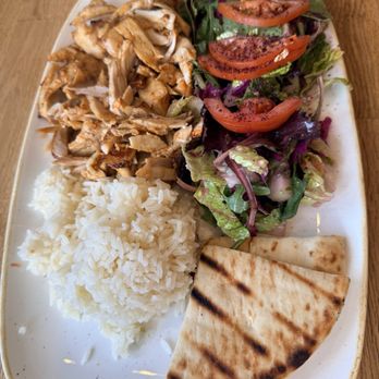 Hummus Mediterranean Kitchen - Chicken Gyros Plate - Mediterranean Near Me - San Mateo, California