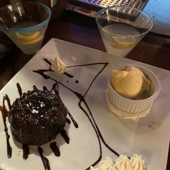 Dini's Martinis And Desserts - Molten lava cake - Desserts Near Me - Swansboro, North Carolina Dini's Martinis And Desserts - Molten lava cake - Desserts Near Me - Swansboro, North Carolina