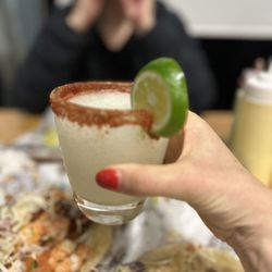 El Sabor De La Baja OKC - Blended Margarita, good price and taste.