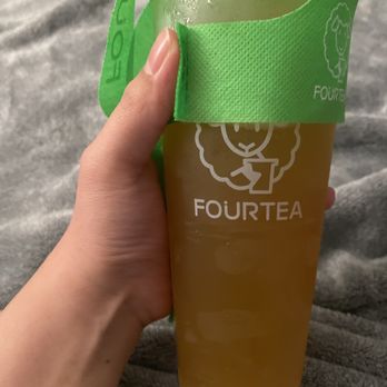 Fourtea - Missing boba from the most bitter Mango Green Tea - Coffee & Tea Near Me - Orange, California