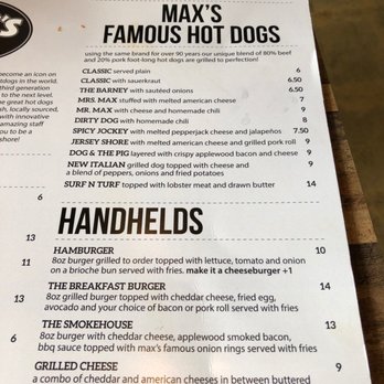 Max's Bar And Grill - Hot Dogs Near Me - Long Branch, New Jersey Max's Bar And Grill - Hot Dogs Near Me - Long Branch, New Jersey