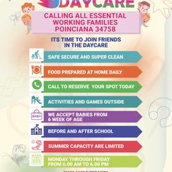 Swan Family Home DayCare - Si buscas cuidado para tu pequeño donde se sienta seguro y contento con cariño,un lugar divertido seguro y limpio Swan Family Home Day Care