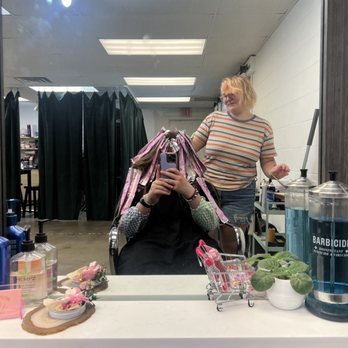 Styled by Morgan - This is my during! - Hair Stylists Near Me - Richardson, Texas