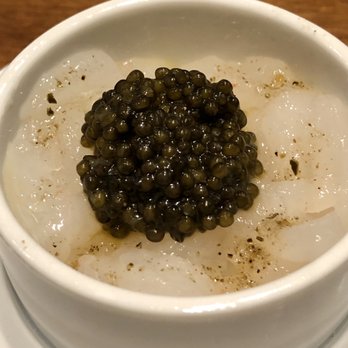 Sushi Jin - Caviar and sliced up prawns - Japanese Near Me - Vancouver, British Columbia