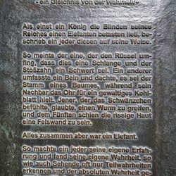 Blindengarten - Ein lehrreiches Gleichnis von der Wahrheit