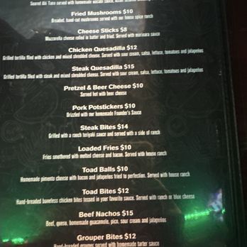 The Tipsy Toad Tavern - Menu - Bars Near Me - Chapin, South Carolina The Tipsy Toad Tavern - Menu - Bars Near Me - Chapin, South Carolina