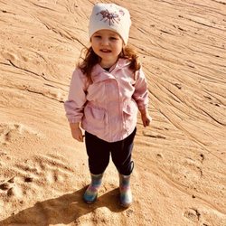 Lake Texoma - Peyton Grace and I, alone on the beach @ Lake Texoma, Oklahoma. 02-15-2020