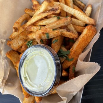 Over Under Public House - Cajun Fries Jalapeo Aioli - New American Near Me - Burbank, California
