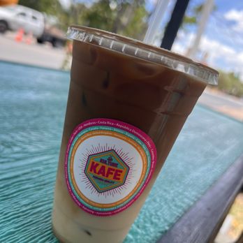 Kulture Kafe - Caramel iced coffee - Bagels Near Me - San Antonio, Texas
