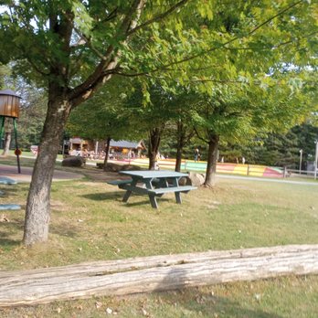 Saunders Farm - Picnic tables, and bouncy area in the back - Venues & Event Spaces Near Me - Ottawa, Ontario