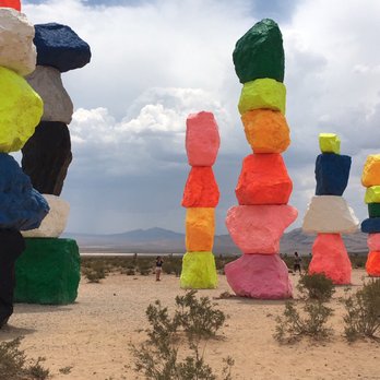 Seven Magic Mountains - Public Art Near Me - Las Vegas, Nevada