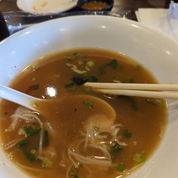 Pho Tan An - Fatty brisket pho with an empty plate that had my spring roll on it. Lol - Vietnamese Near Me - Houston, Texas Pho Tan An - Fatty brisket pho with an empty plate that had my spring roll on it. Lol - Vietnamese Near Me - Houston, Texas