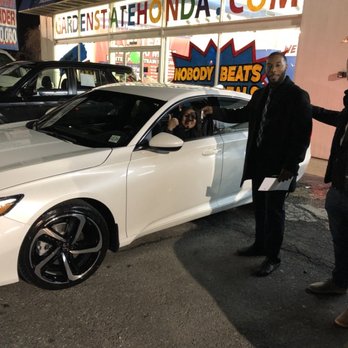 Garden State Honda - The handoff, and a ridiculously happy first-time buyer in her first new car :) - Car Dealers Near Me - Clifton, New Jersey Garden State Honda - The handoff, and a ridiculously happy first-time buyer in her first new car :) - Car Dealers Near Me - Clifton, New Jersey