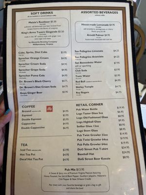 Menu photo 6 DoG Street Pub Williamsburg, VA Menu photo 6 DoG Street Pub Williamsburg, VA