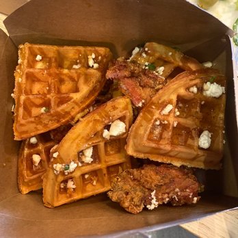Cava Mezze - Olney - Chicken and waffles so gooooooddd - Mediterranean Near Me - Olney, Maryland