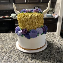 My daughter's birthday cake-IT WAS AMAZING! The cake was cookies and cream-HOLY COW IT WAS DELICIOUS! HIGHLY RECOMMEND! Thank you Marsha