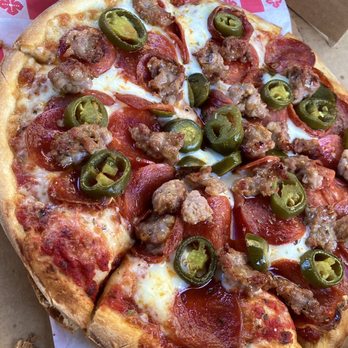 Good Fellas Pizza - The Corleone Pizza. This is the first one we ever ordered. It's the small size. - Pizza Near Me - Whittier, California