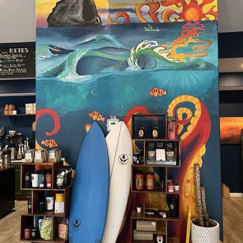 Cold Water & Coffee - Merch and Mural - Coffee & Tea Near Me - Pacific City, Oregon Cold Water & Coffee - Merch and Mural - Coffee & Tea Near Me - Pacific City, Oregon