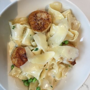 Social Deck + Dining - Scallops with pappardelle in garlic cream sauce. - Venues & Event Spaces Near Me - Oklahoma City, Oklahoma Social Deck + Dining - Scallops with pappardelle in garlic cream sauce. - Venues & Event Spaces Near Me - Oklahoma City, Oklahoma