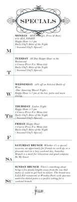 Menu photo 4 LiLLiES Restaurant & Bar Washington, DC, DC