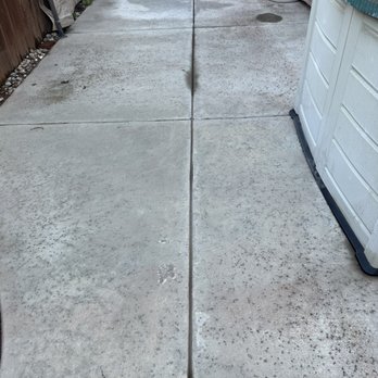 Five Star Window & Gutter Cleaning - Walk way with reddish stain - Window Washing Near Me - Modesto, California