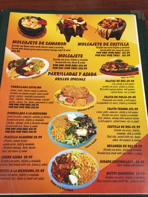 Menu photo 7 Catalina Mexican Restaurant Hapeville, GA
