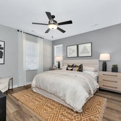 VLux Madison | Homes for Rent - Oasis - 2 Bedroom 2 Bathroom, Primary Bedroom.