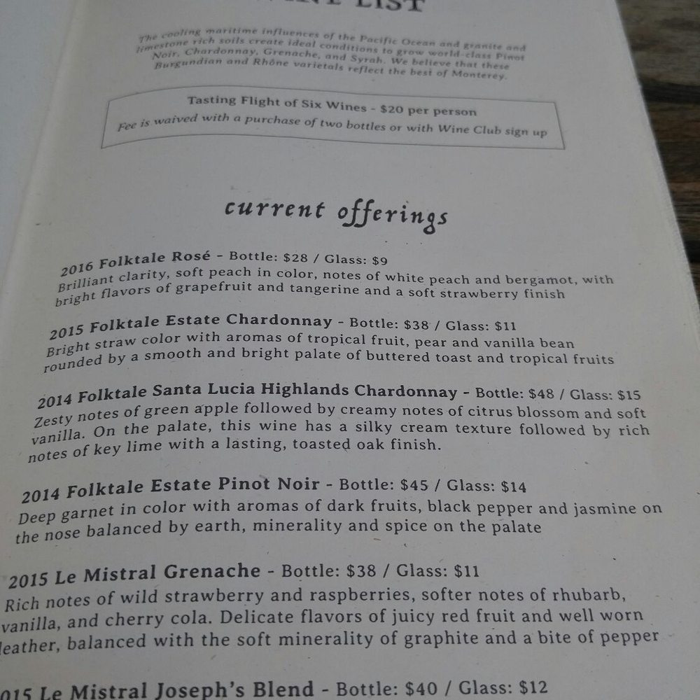 Folktale Winery - Wineries Near Me - Carmel, California Folktale Winery - Wineries Near Me - Carmel, California