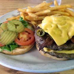 Monroe Family Restaurant - Double Bacon Cheese Burger