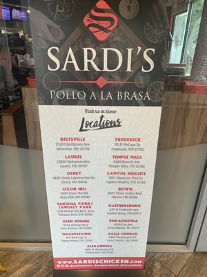 Menu photo 3 Sardi's Peruvian Chicken Alexandria, VA Menu photo 3 Sardi's Peruvian Chicken Alexandria, VA